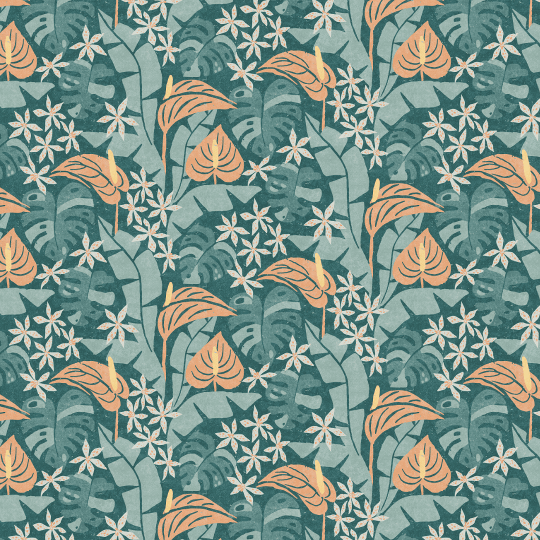 pattern leaves
