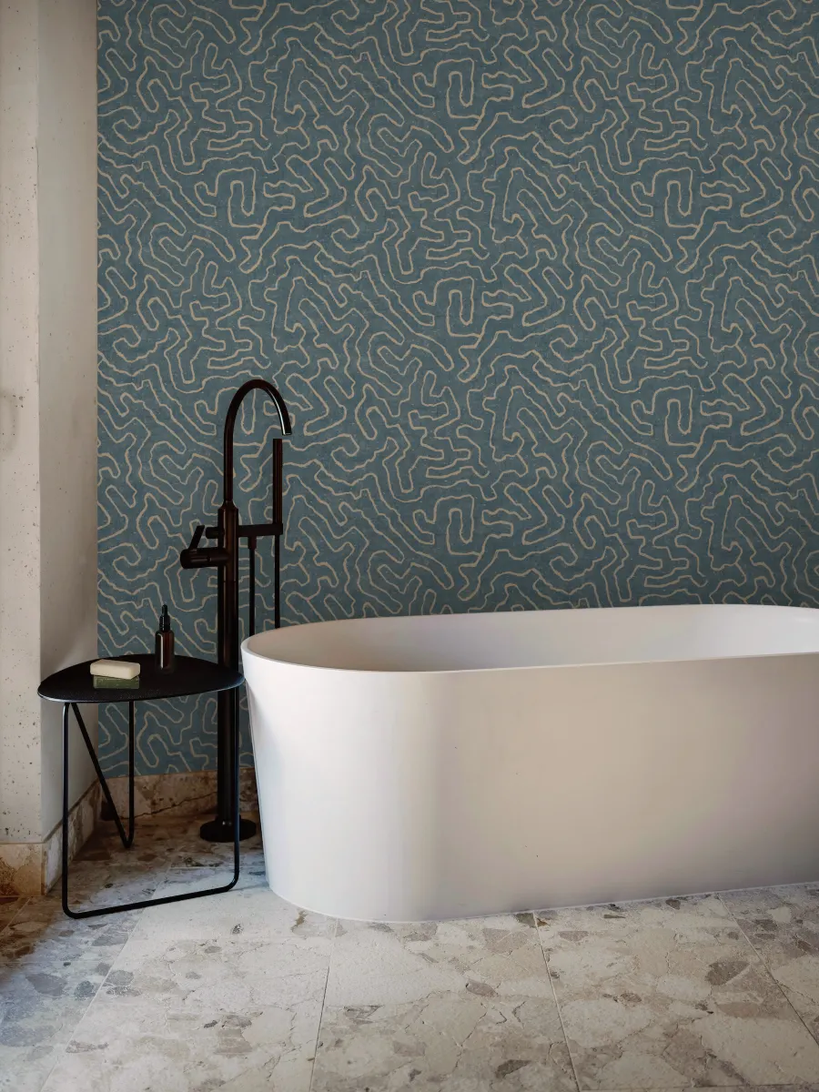 brain coral bathroom