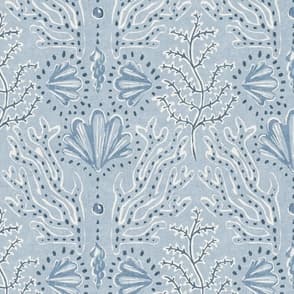Beachy Boho Calm Coastal Blue